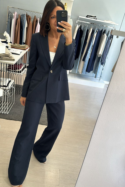 Pantalone completo blu navy ak