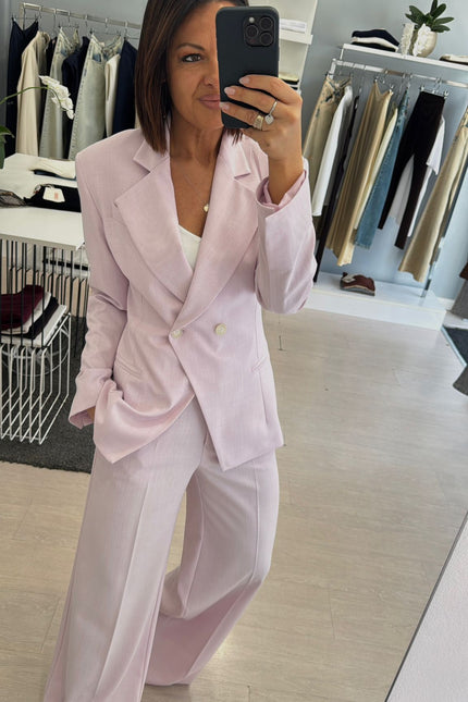 Giacca completo melange rosa kk