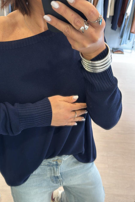 Scollo barca over blu