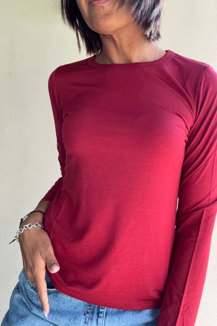 Maglia basica manica lunga