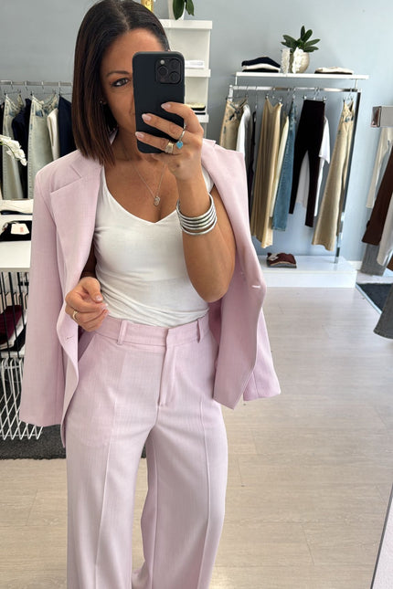 Pantalone completo melange rosa kk