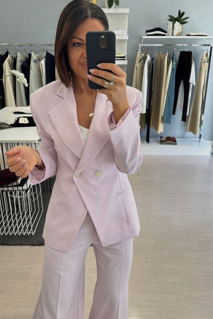 Giacca completo melange rosa kk