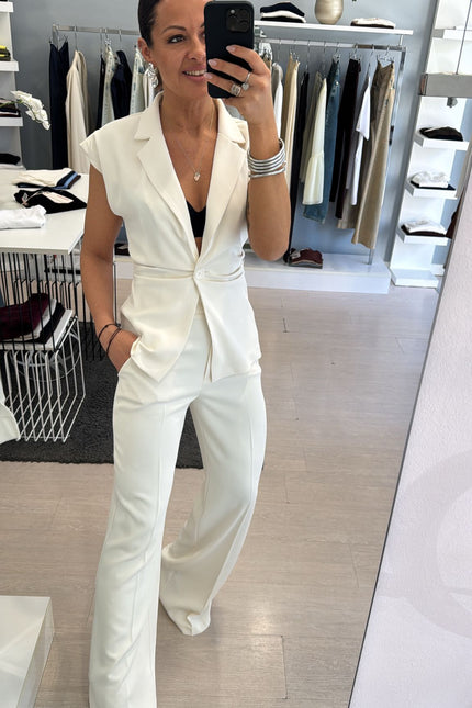 Gilet completo bianco kk