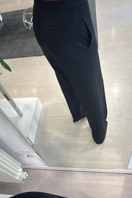 Pantalone completo punto milano nero kn