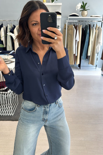 Camicia Atelier blu navy