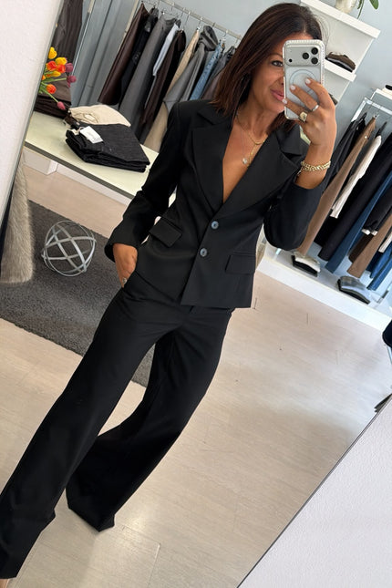 Giacca slim completo Nero Kn