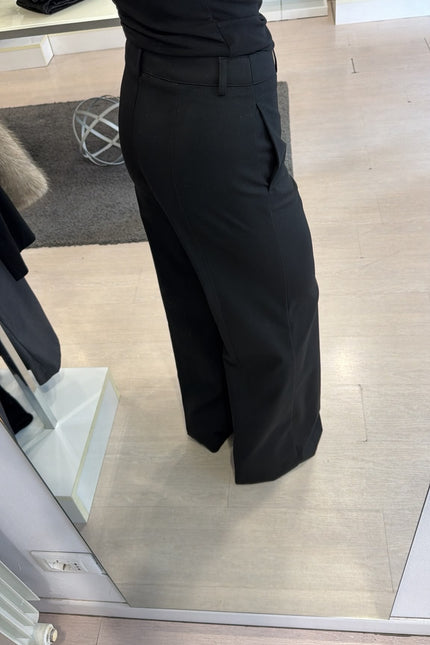 Pantalone wide-leg completo Nero Kn