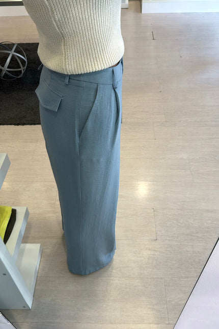 Pantalone modal azzurro cc