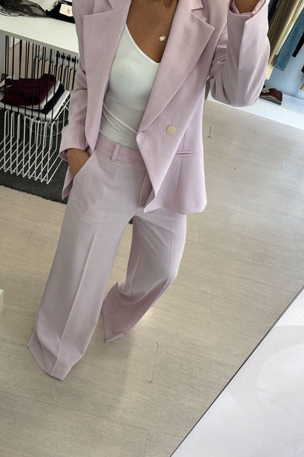 Pantalone completo melange rosa kk
