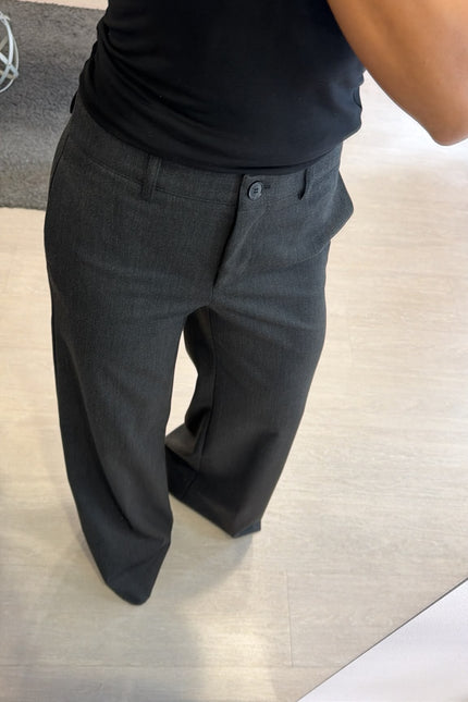 Pantalone wide-leg Antracite Kn