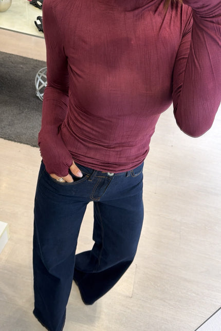 Lupetto bordeaux fiammato kk