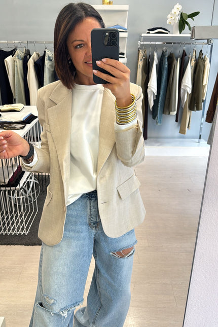 Felpa girocollo bianca